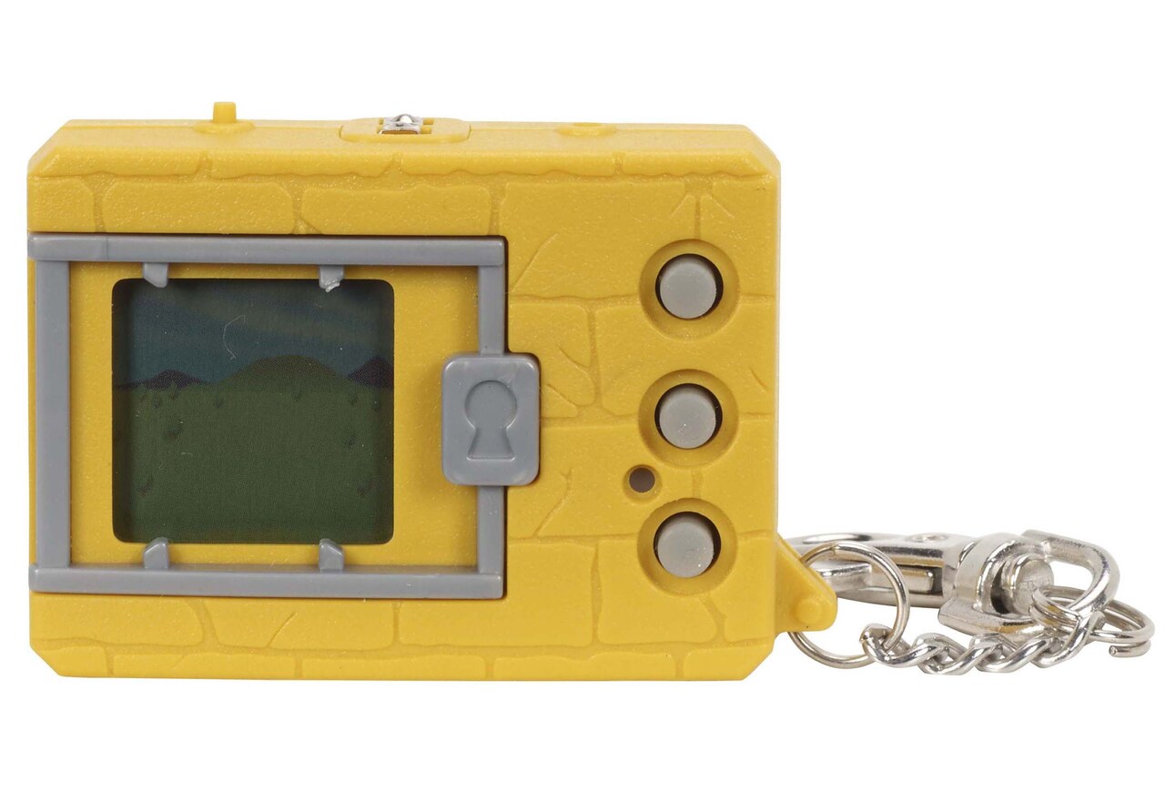Bandai Original Digimon Digivice Virtual Pet Monster - Yellow